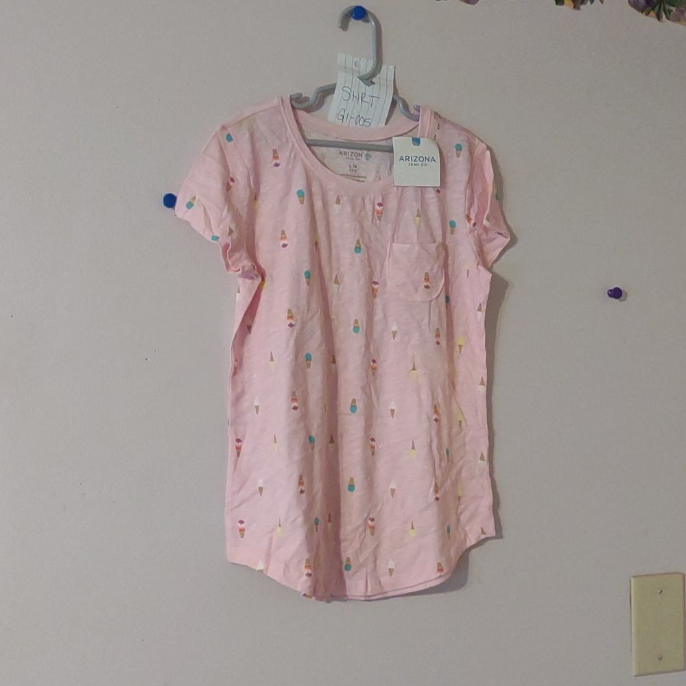 Girls top - "pink cones" - JCPenney -  (G1-005)